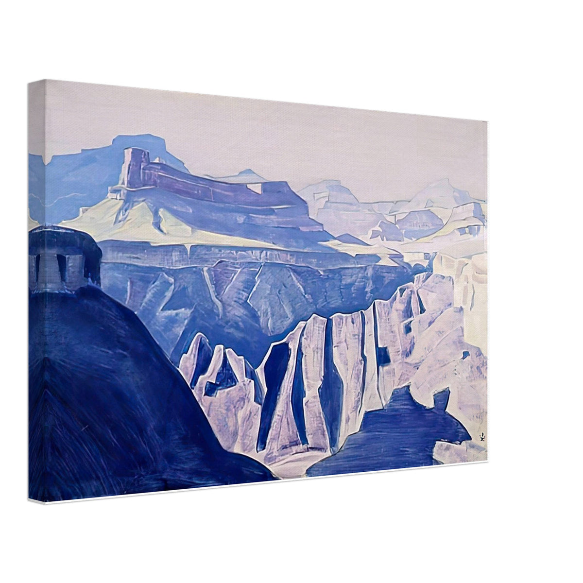 Blue Temples (Grand Canyon, Arizona) by Nicholas Roerich, canvas