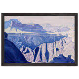 Blue Temples (Grand Canyon, Arizona) by Nicholas Roerich, framed poster, view 2