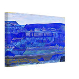 Blue Temples by Nicholas Roerich, canvas, view 2