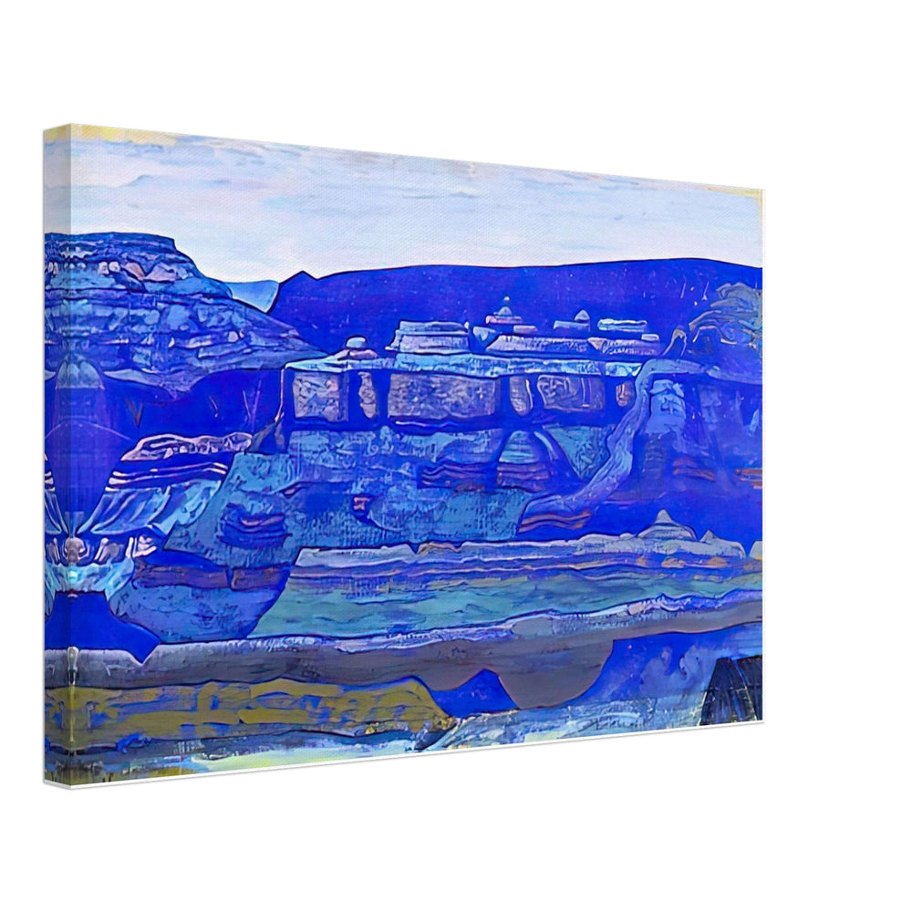 Blue Temples by Nicholas Roerich, canvas