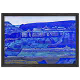 Blue Temples by Nicholas Roerich, framed poster, view 2