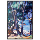 Blue Water, Antibes by Samuel Peploe, framed poster