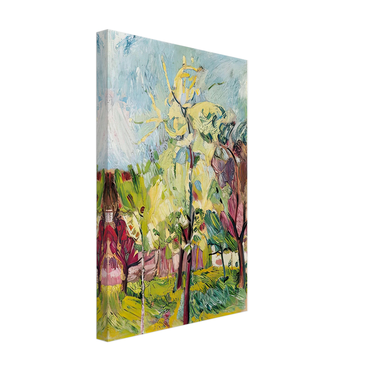 Blühende Bäume by Cuno Amiet, canvas, view 2