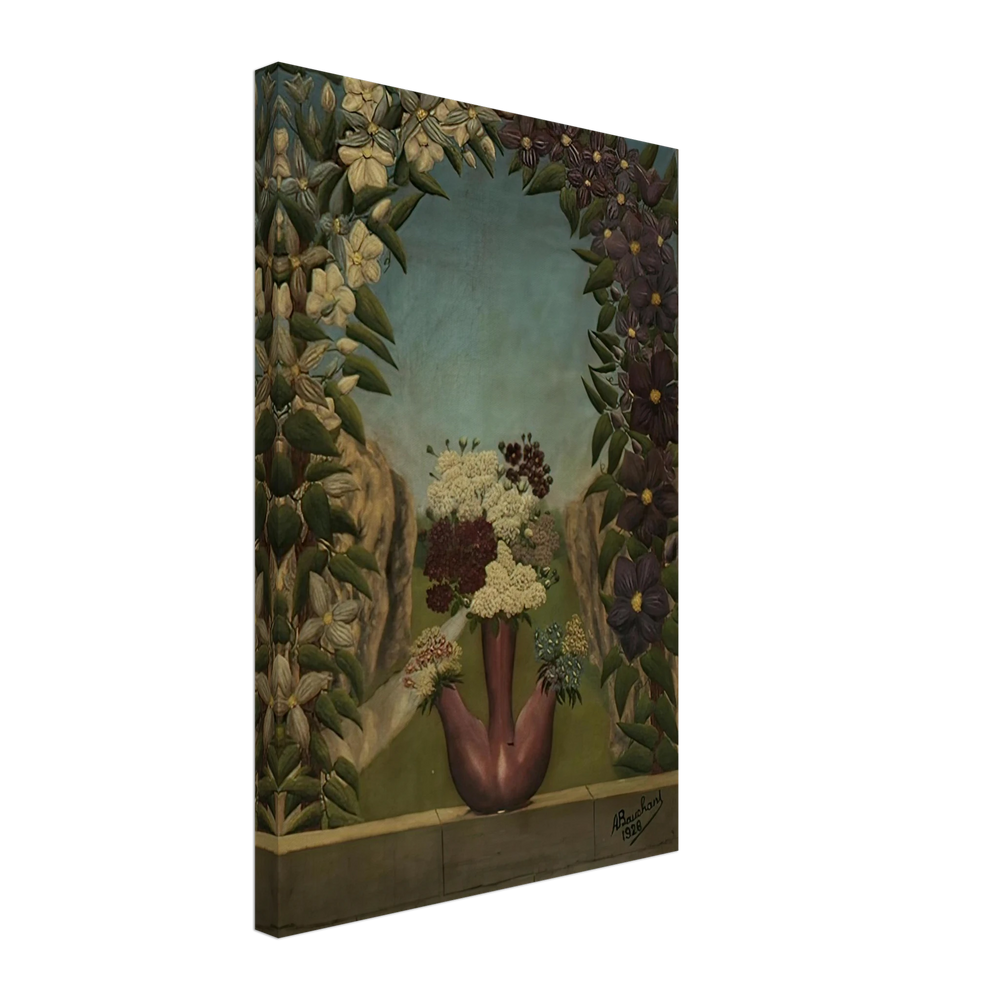 Blumen in Landschaft by Andre Bauchant, canvas