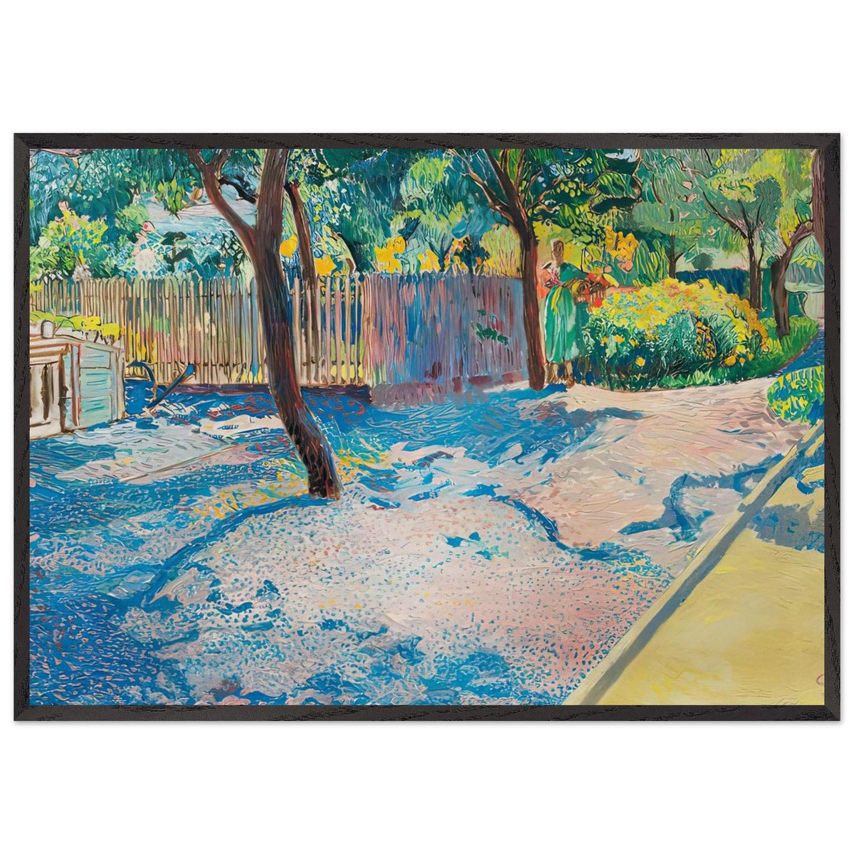 Blumengarten by Cuno Amiet, framed poster, view 3