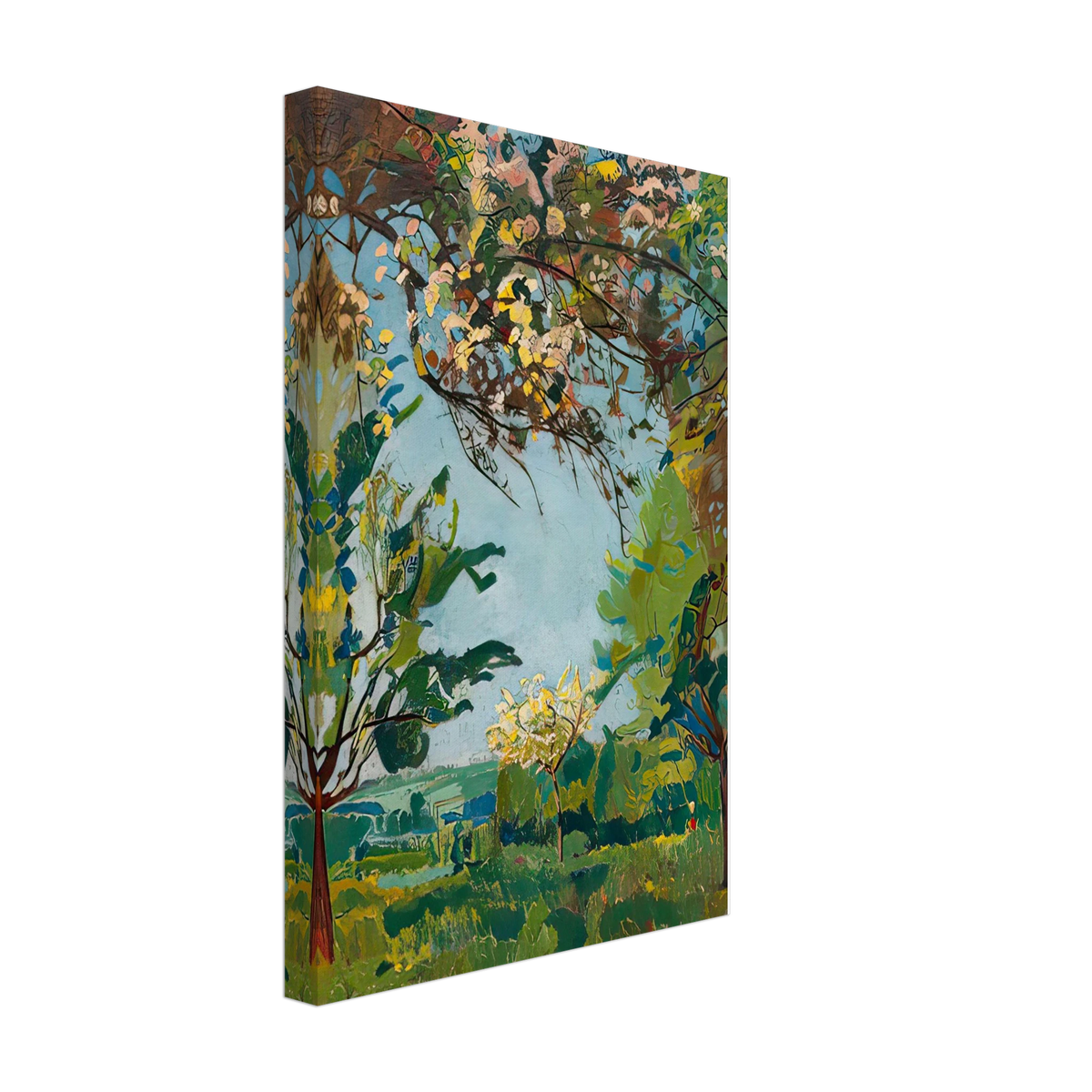Blütenzeit by Cuno Amiet, canvas, view 2