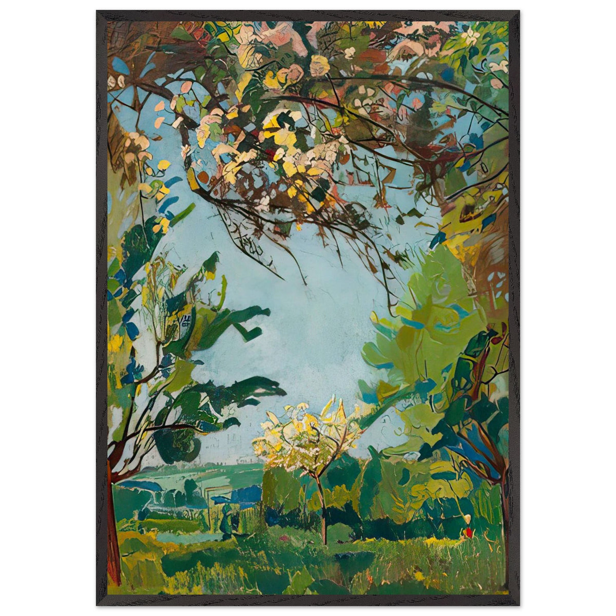 Blütenzeit by Cuno Amiet, framed poster, view 3
