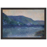 Boats on the Seine at Oissel by Gustave Loiseau, framed poster, view 2
