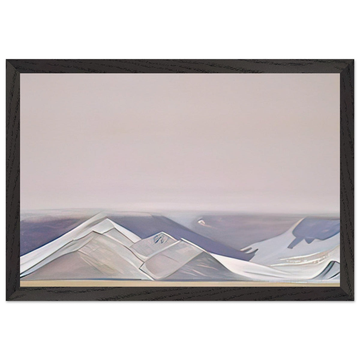 Bogdo-Ul. Hurricane by Nicholas Roerich, framed poster, view 2