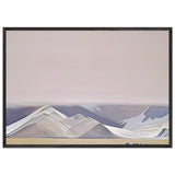 Bogdo-Ul. Hurricane by Nicholas Roerich, framed poster, view 3
