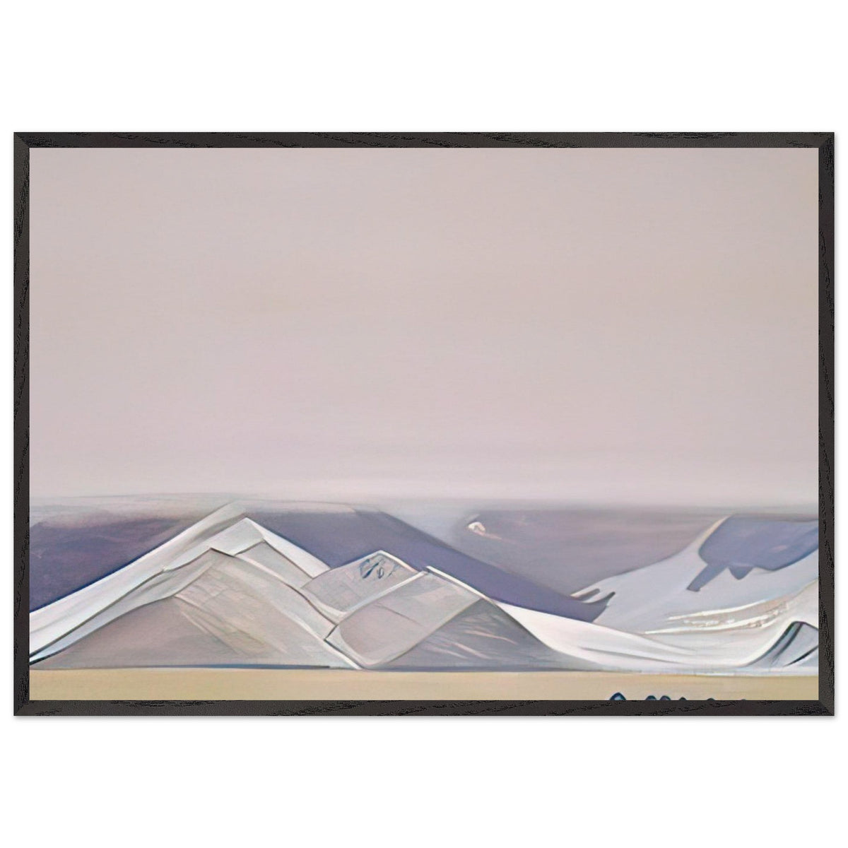 Bogdo-Ul. Hurricane by Nicholas Roerich, framed poster, view 3