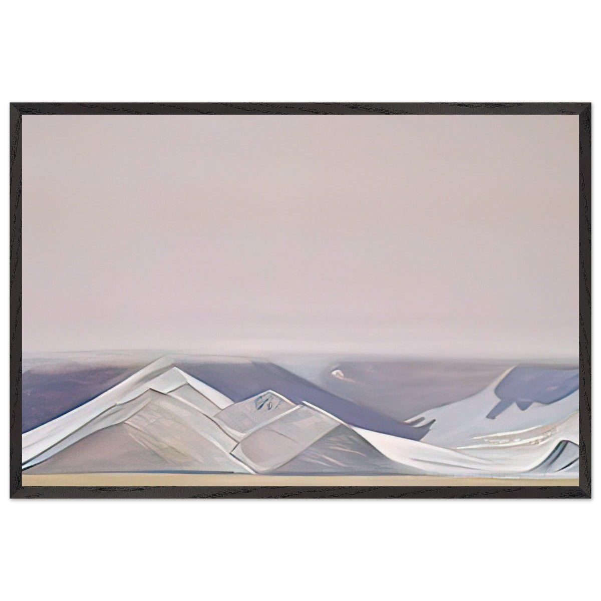 Bogdo-Ul. Hurricane by Nicholas Roerich, framed poster