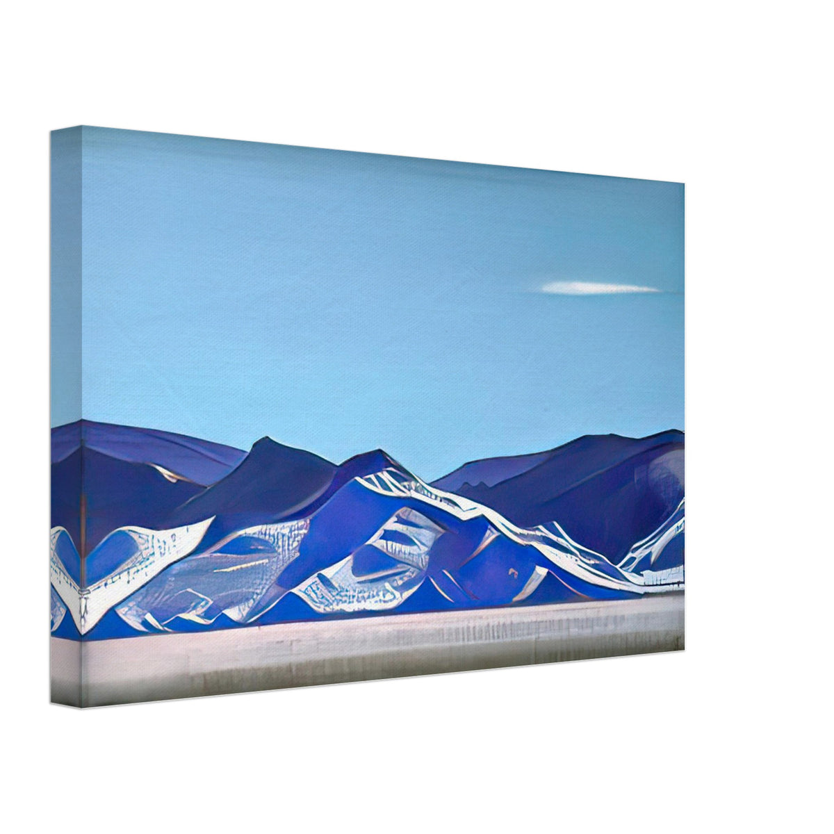 Bogdo-Ul by Nicholas Roerich, canvas, view 2