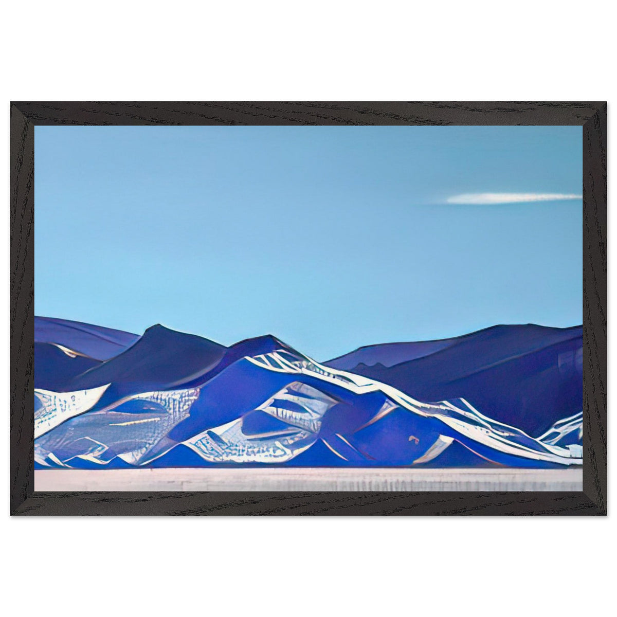 Bogdo-Ul by Nicholas Roerich, framed poster, view 2