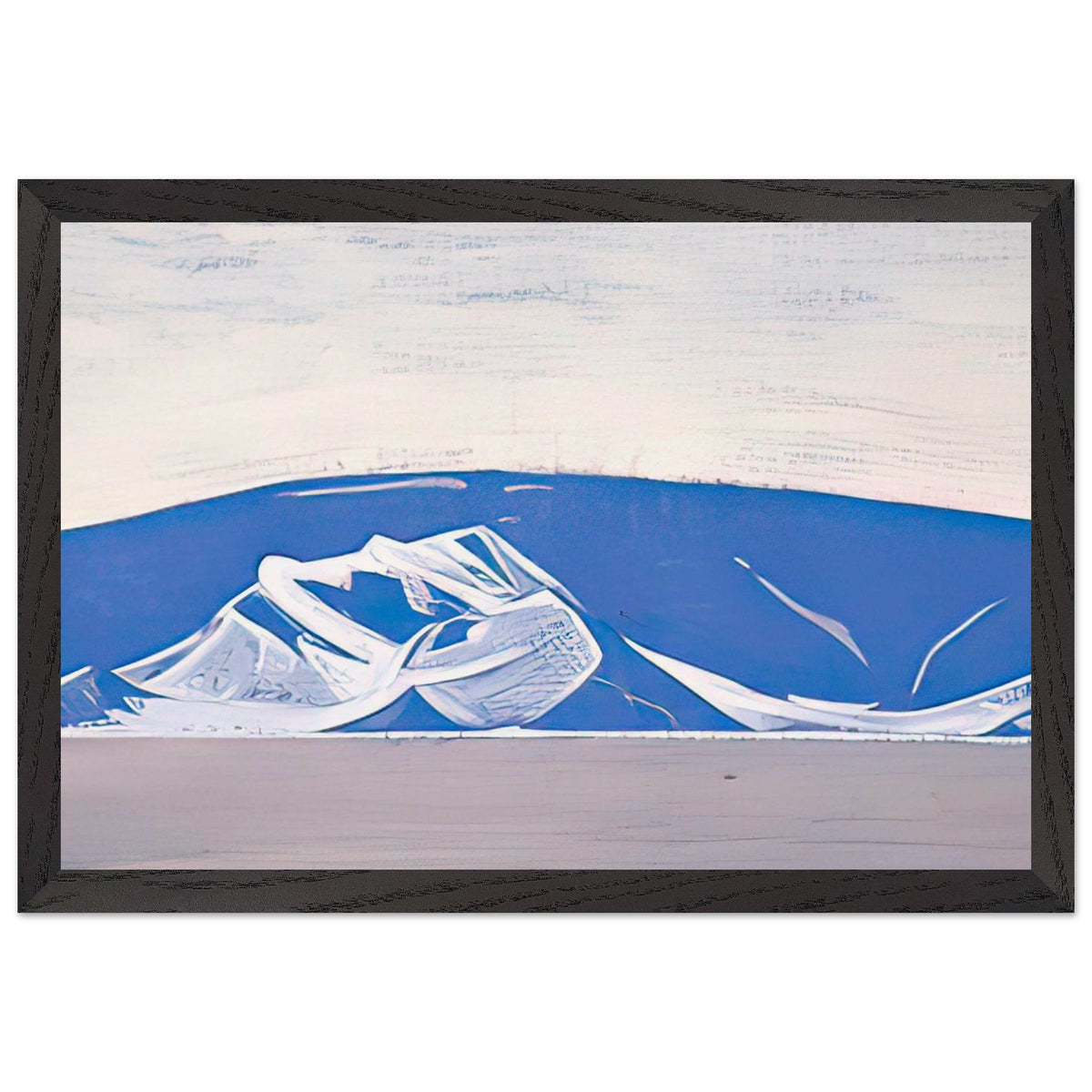 Bogdo-Ul by Nicholas Roerich, framed poster, view 2