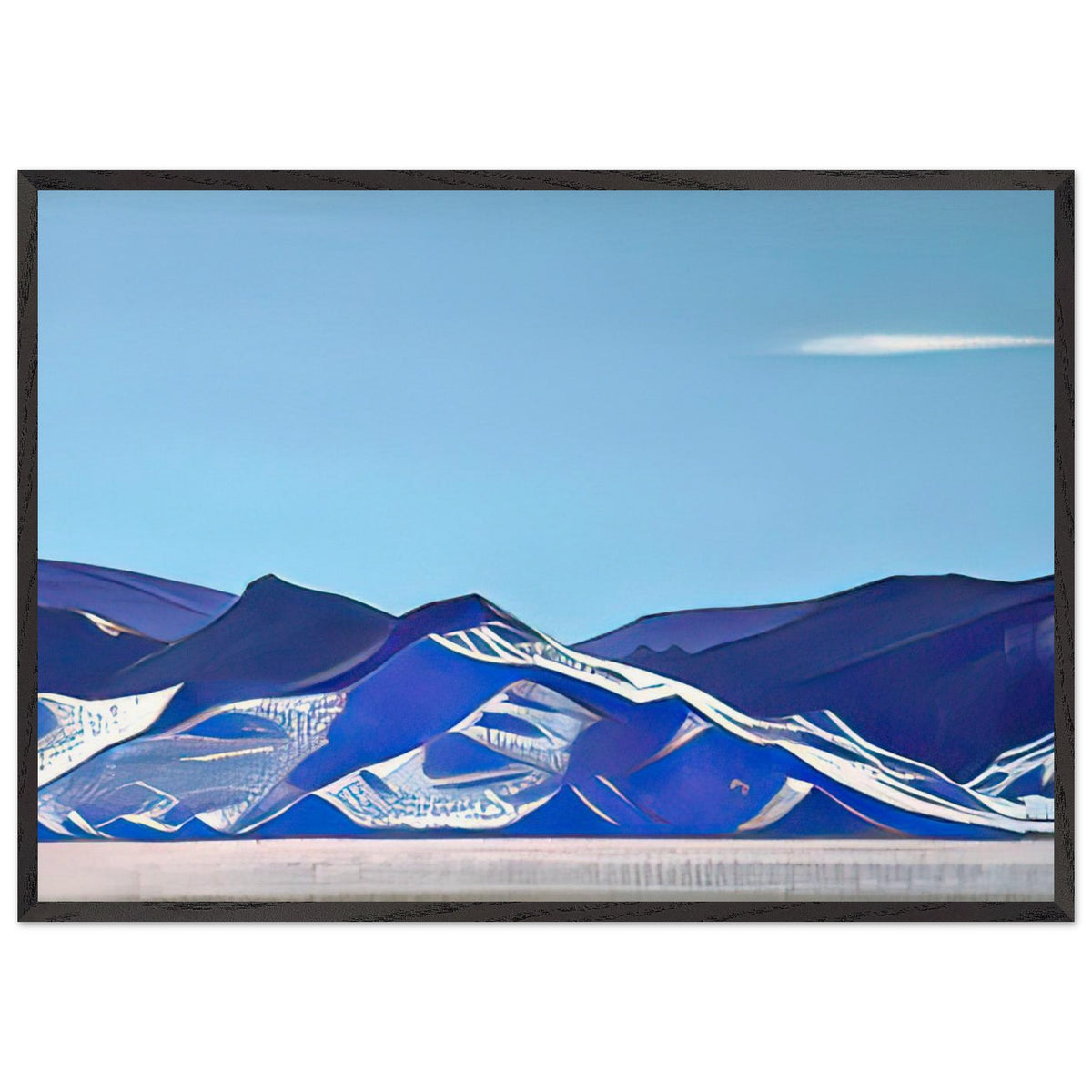 Bogdo-Ul by Nicholas Roerich, framed poster, view 3