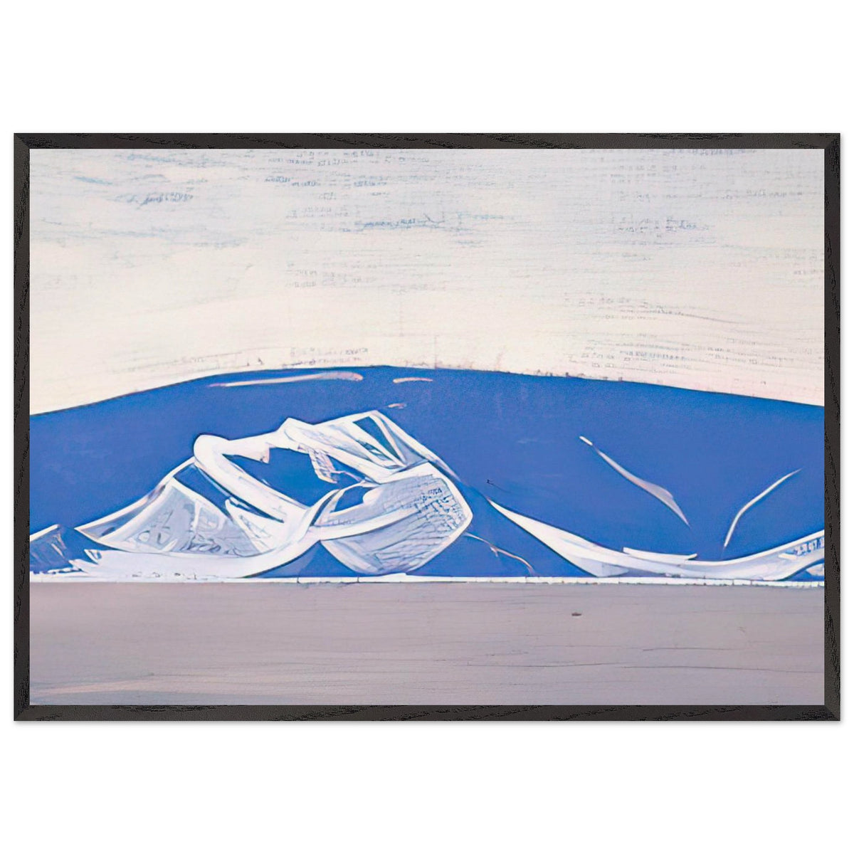 Bogdo-Ul by Nicholas Roerich, framed poster, view 3
