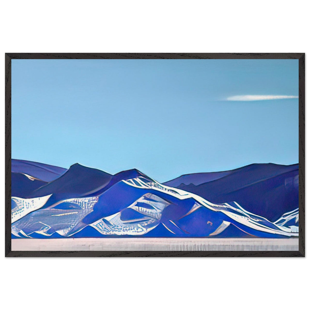 Bogdo-Ul by Nicholas Roerich, framed poster