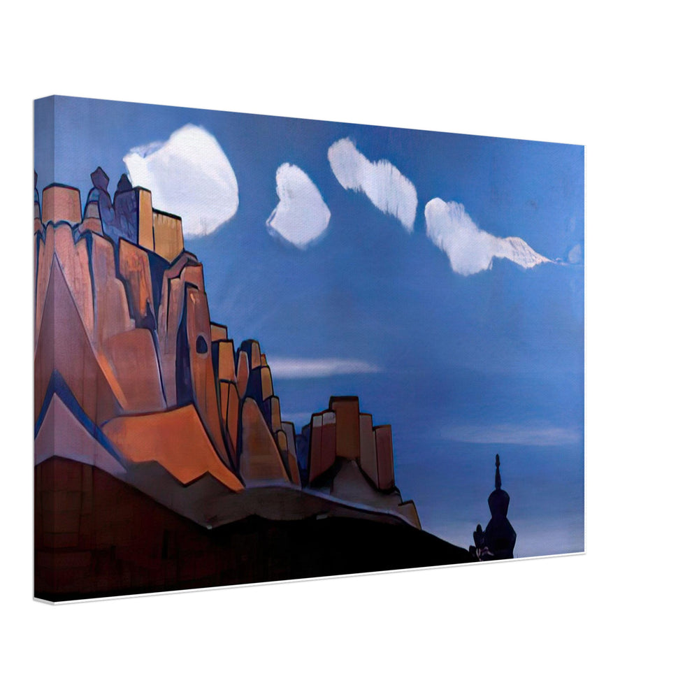 Bonpo Stronghold by Nicholas Roerich, canvas