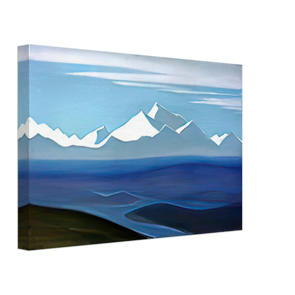 Border of Tibet by Nicholas Roerich, canvas, view 2
