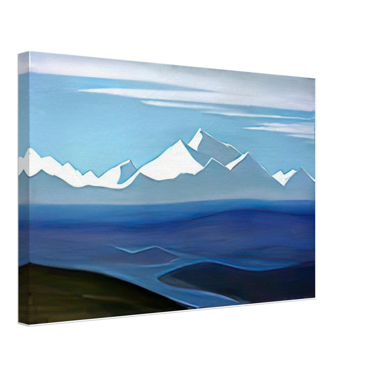 Border of Tibet by Nicholas Roerich, canvas