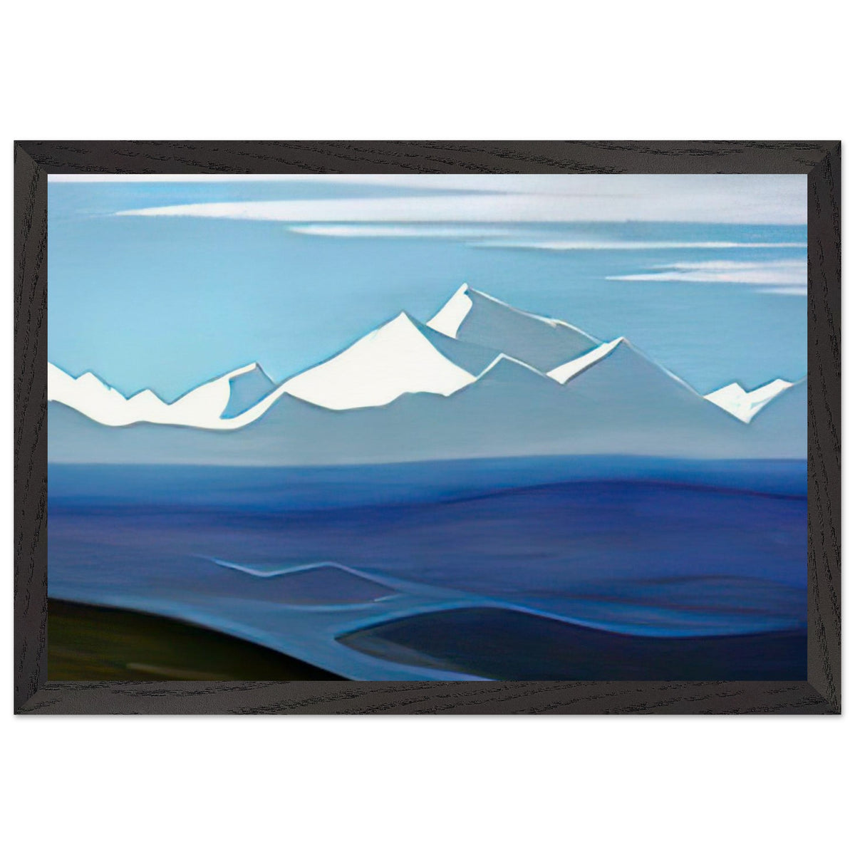 Border of Tibet by Nicholas Roerich, framed poster, view 2