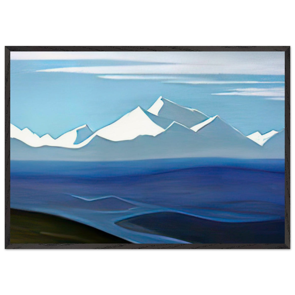 Border of Tibet by Nicholas Roerich, framed poster, view 3