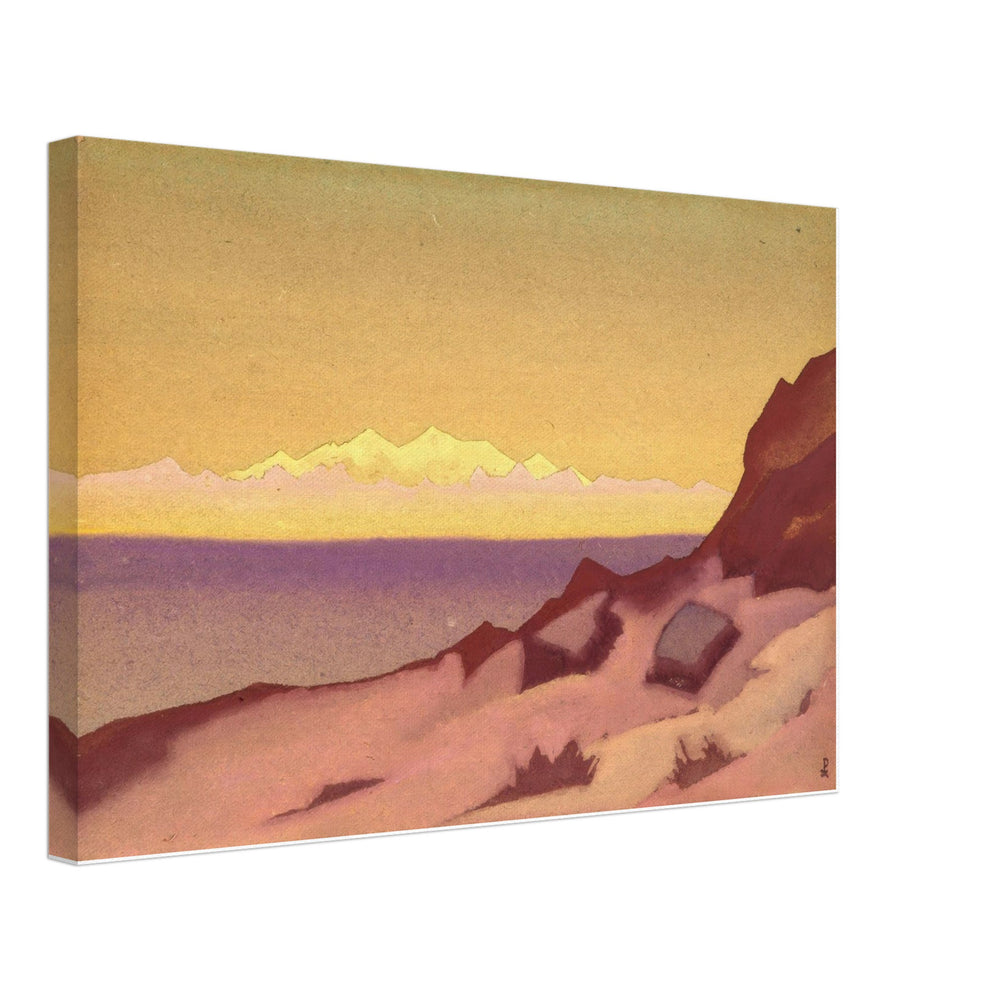 Border of Tibet. Tsaidam by Nicholas Roerich, canvas