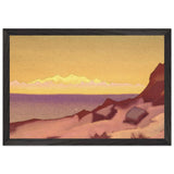 Border of Tibet. Tsaidam by Nicholas Roerich, framed poster, view 2