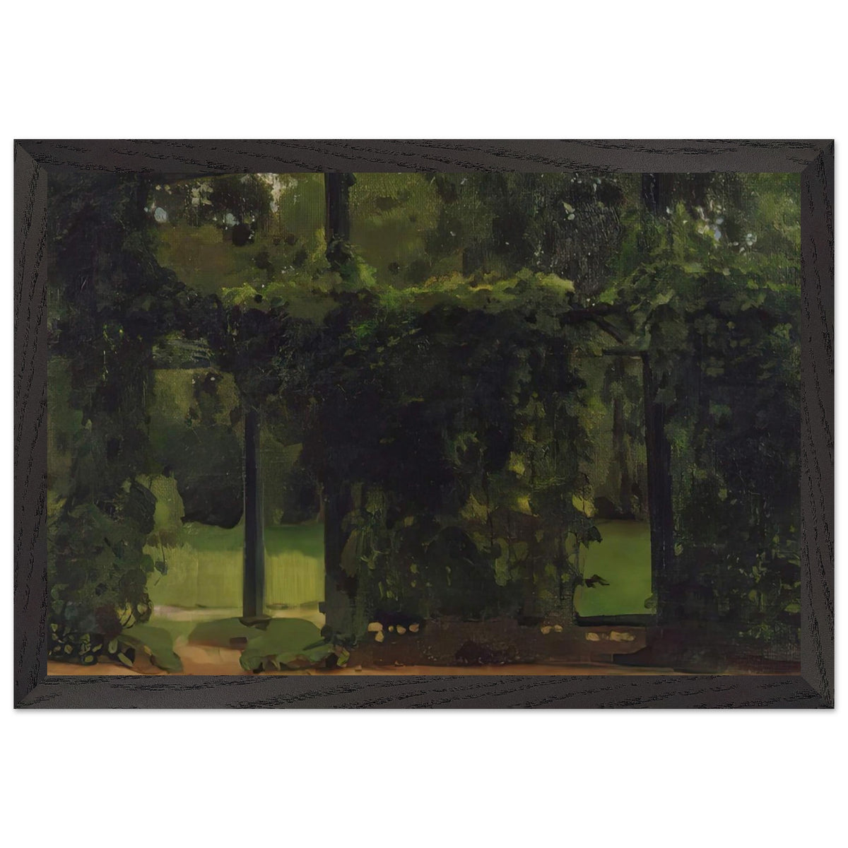 Bosquet by Konstantin Somov, framed poster, view 2