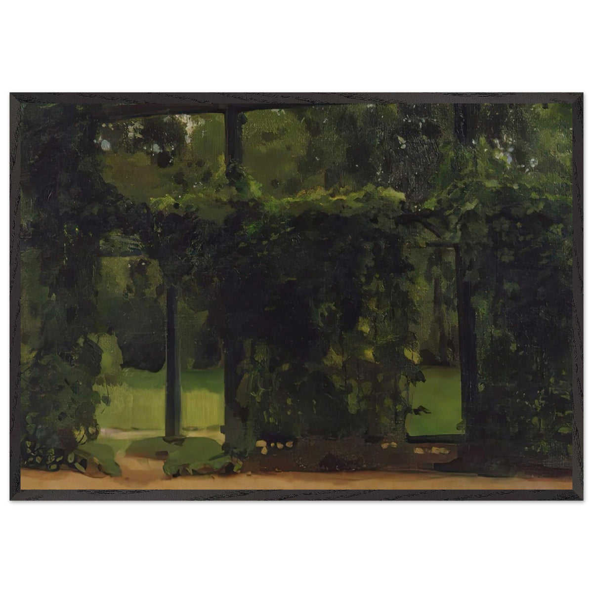 Bosquet by Konstantin Somov, framed poster, view 3