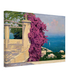 Bougainvillea, Capri by Edward Okuń, canvas