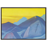 Boundary of Sword (Study) by Nicholas Roerich, framed poster, view 3
