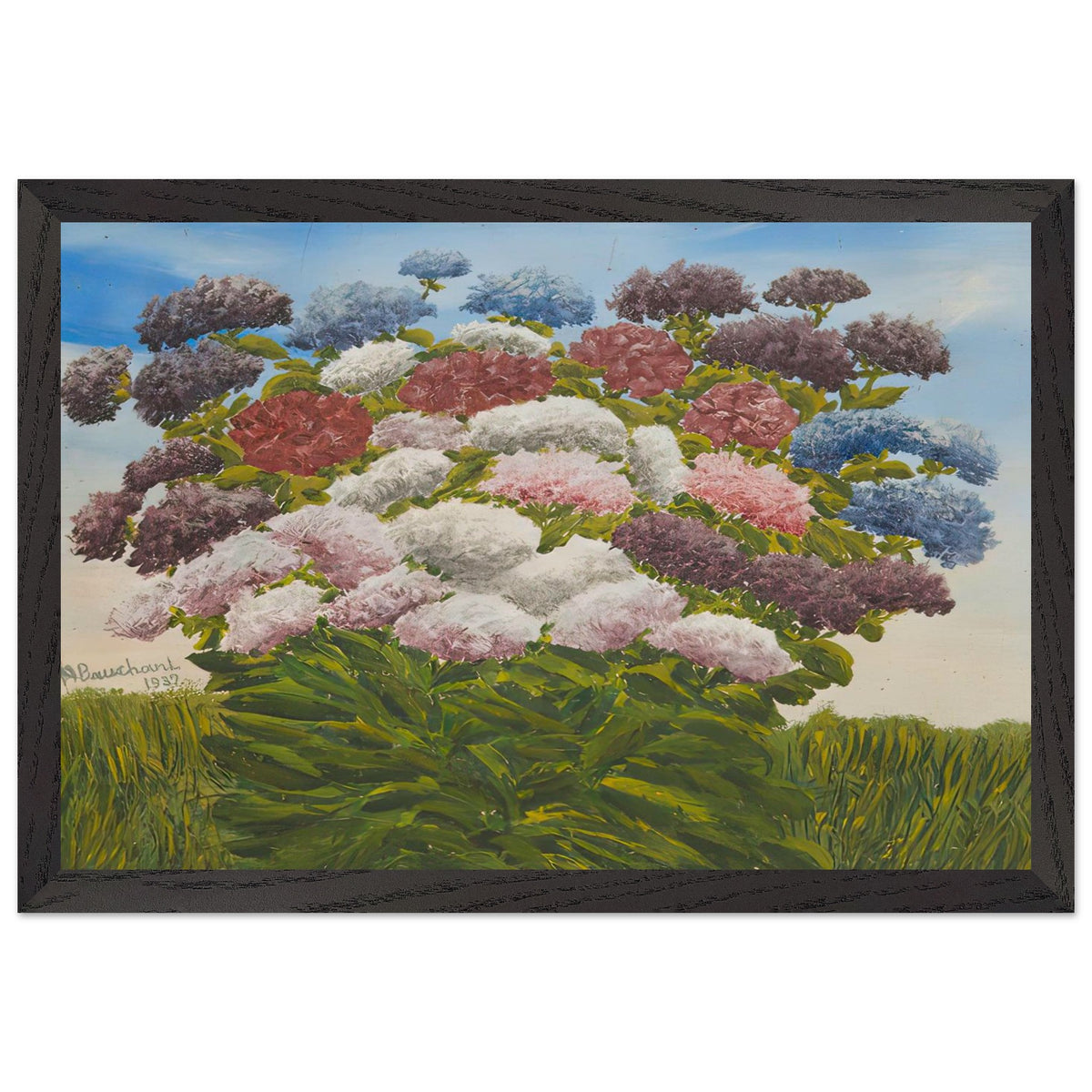 Bouquet de fleurs by Andre Bauchant, framed poster, view 2