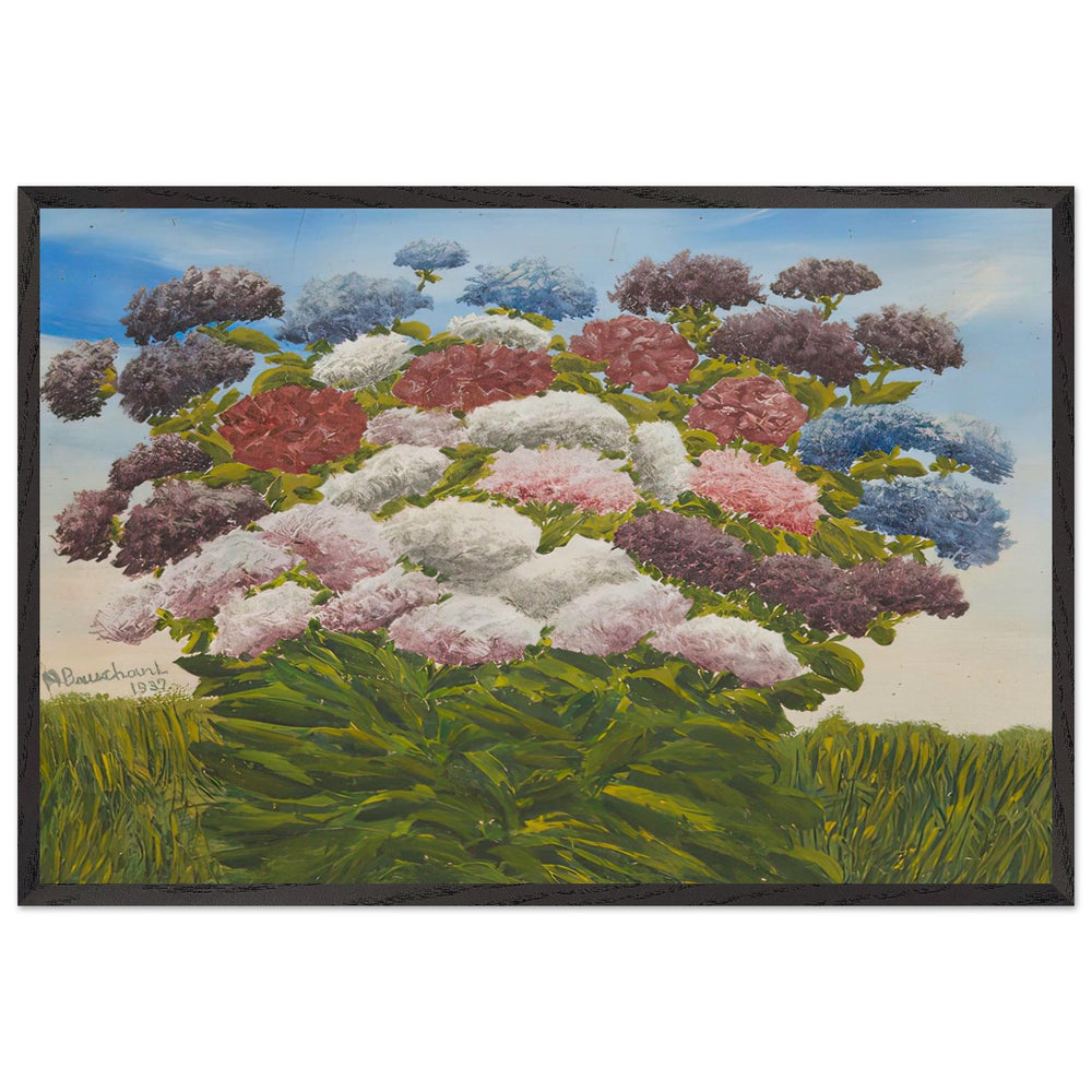 Bouquet de fleurs by Andre Bauchant, framed poster
