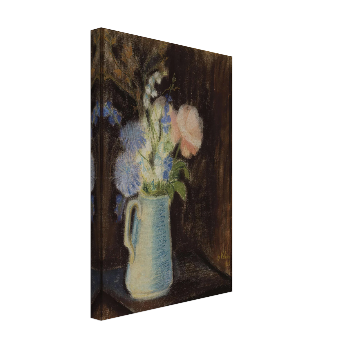 Bouquet of Flowers in a Pitcher by Suzanne Valadon, canvas, view 2