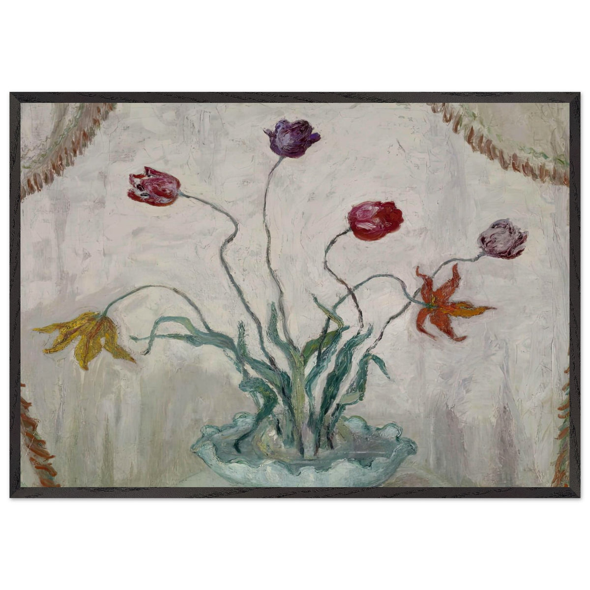 Bowl of Tulips by Florine Stettheimer, framed poster, view 3