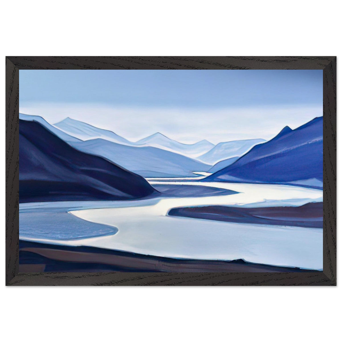 Brahmaputra by Nicholas Roerich, framed poster, view 2
