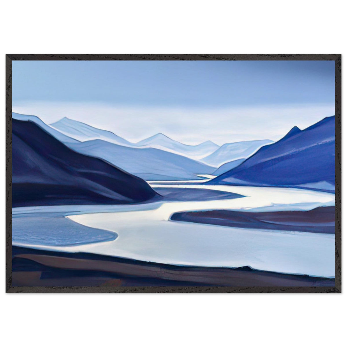 Brahmaputra by Nicholas Roerich, framed poster, view 3