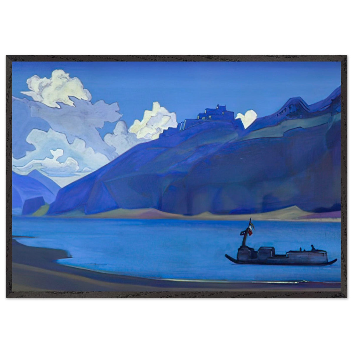 Brahmaputra by Nicholas Roerich, framed poster, view 3