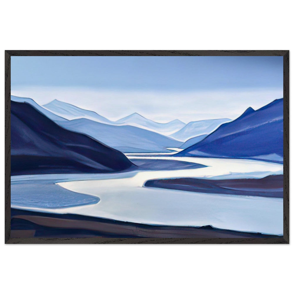 Brahmaputra by Nicholas Roerich, framed poster