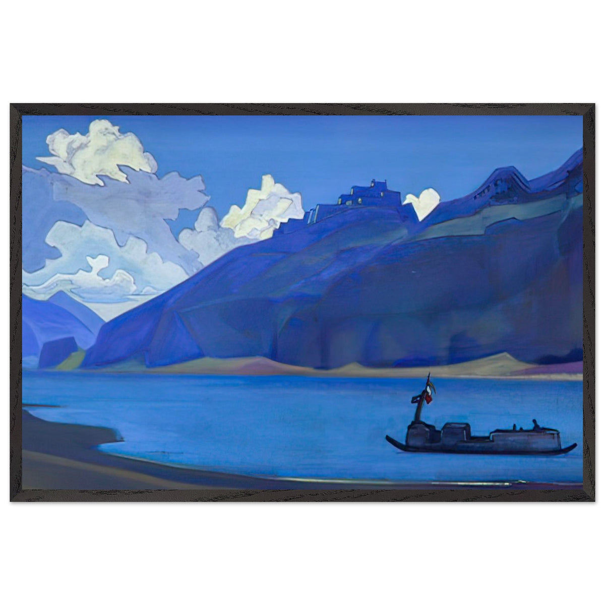 Brahmaputra by Nicholas Roerich, framed poster