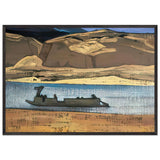Brahmaputra (Tsangpo) by Nicholas Roerich, framed poster, view 3