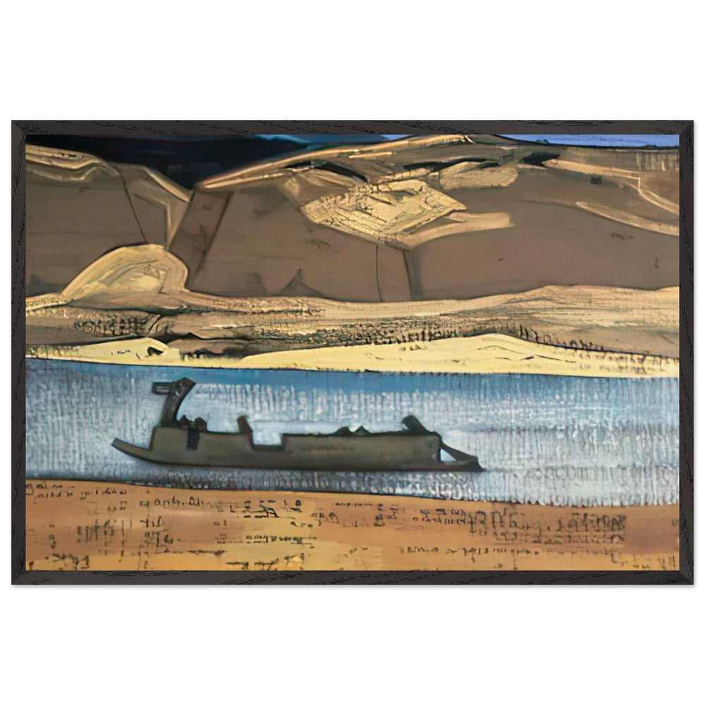Brahmaputra (Tsangpo) by Nicholas Roerich, framed poster