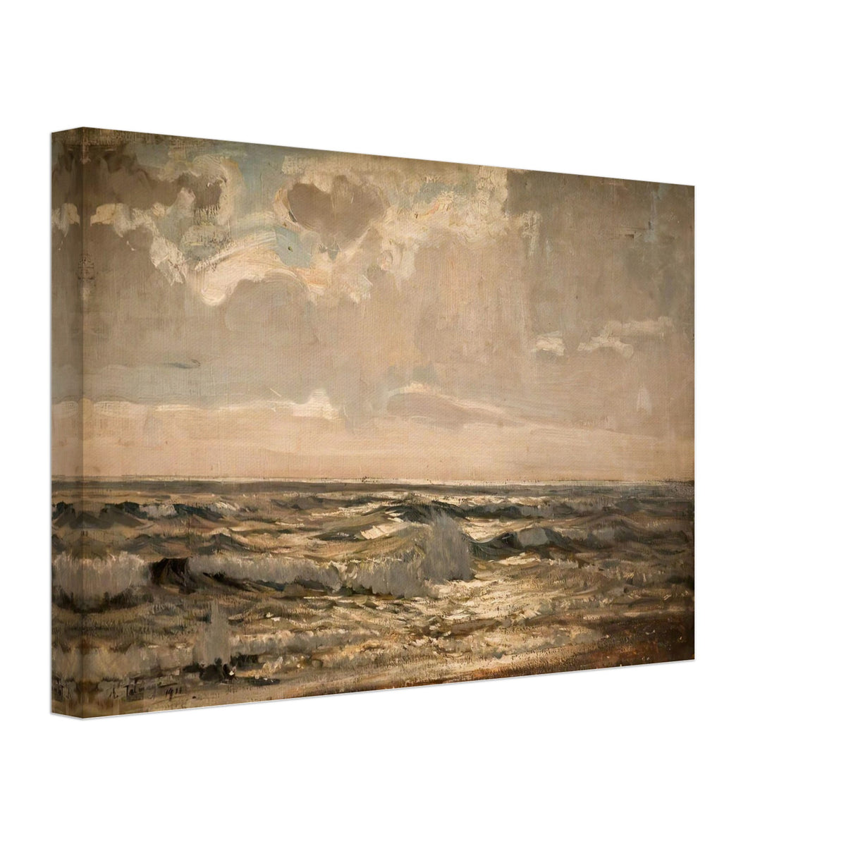 Break in the Storm by Algernon Talmage, canvas, view 2