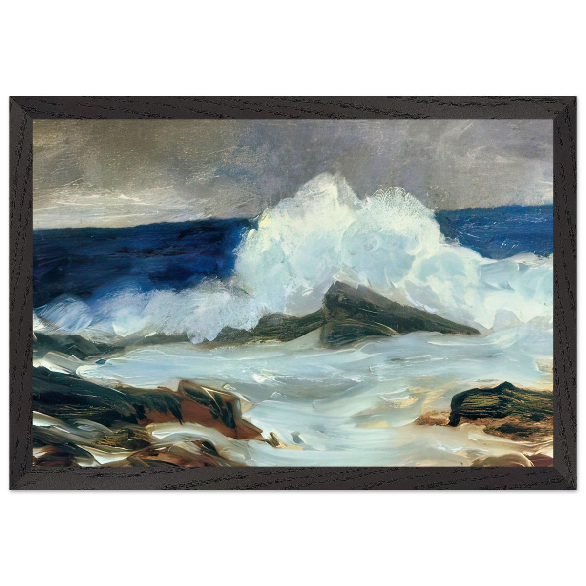 Breaking Surf by George Luks, framed poster, view 2