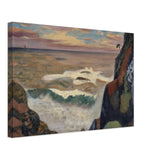 Breaking Waves at Daio Misaki by Fujishima Takeji, canvas