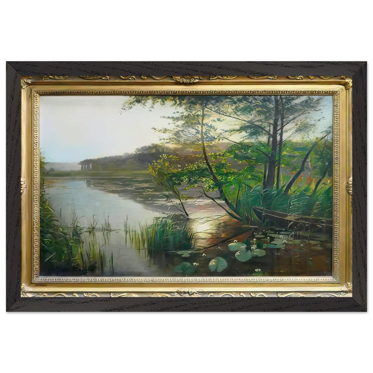 Breathtakingly beautiful! by Louis Aston Knight, framed poster, view 2