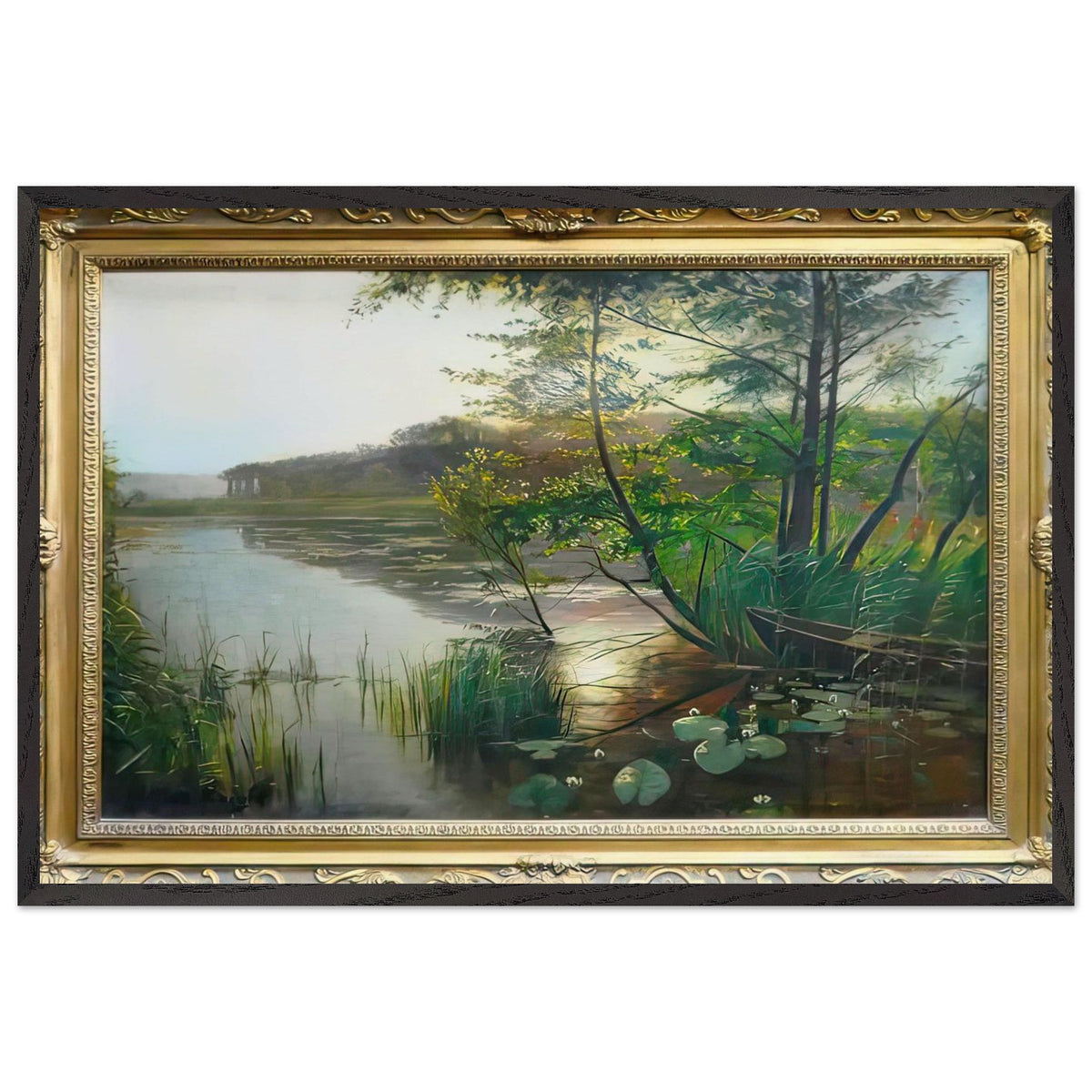 Breathtakingly beautiful! by Louis Aston Knight, framed poster