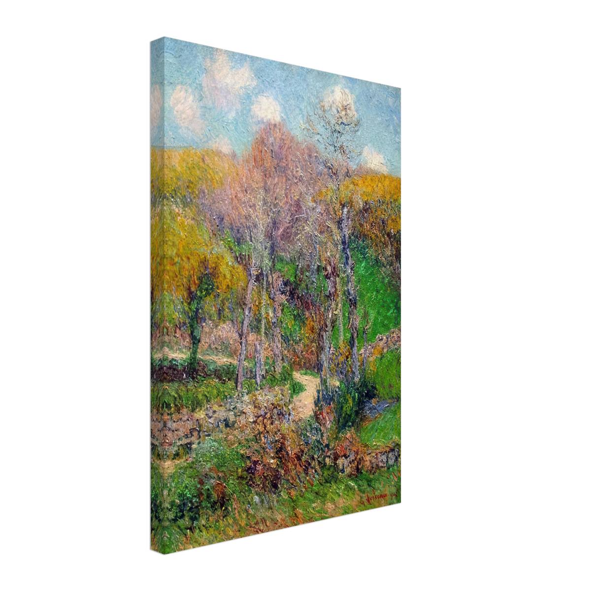 Breton Landscape by Gustave Loiseau, canvas